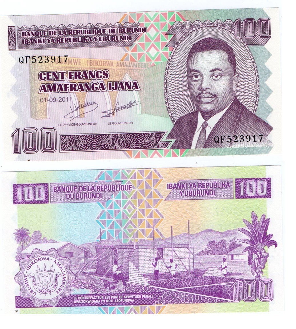 Burundi #44 100 Francs / Amafranga